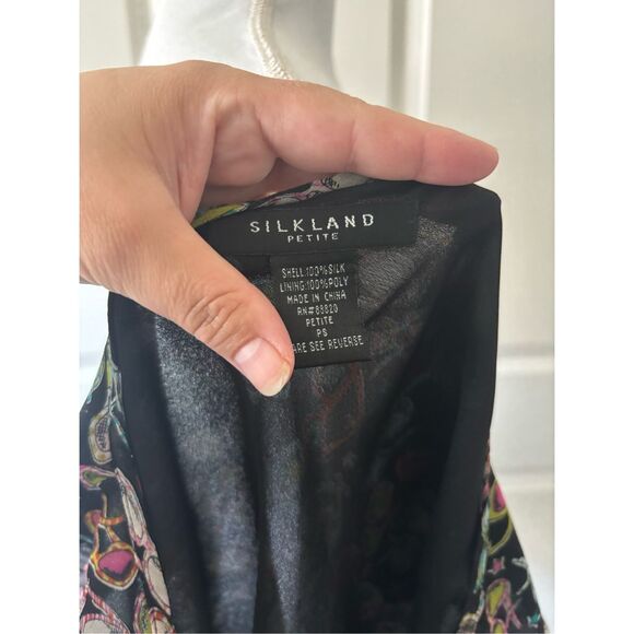 Vintage Silkland Silk Blouse - Picture 5 of 5